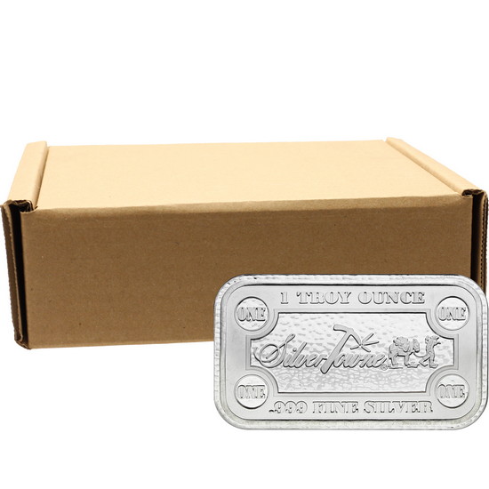 SilverTowne Money Bars 1oz .999 Silver Bar 500pc