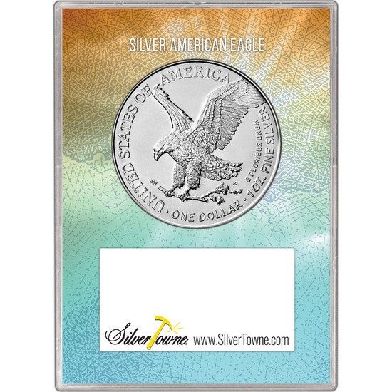 2025 Silver American Eagle BU in Religious Angelic Angel Gift Holder 2025 Silver American Eagle BU in Religious Angelic Angel Gift Holder