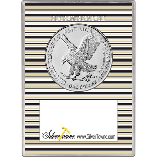 2025 Silver American Eagle BU in Hats Off to the Grad Gift Holder 2025 Silver American Eagle BU in Hats Off to the Grad Gift Holder