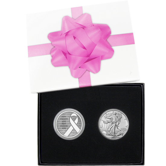 Awareness Ribbon Medallion and SAE Gift Set