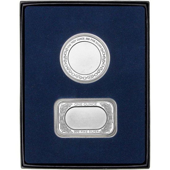 Happy Father's Day My Father My Hero Silver Medallion and Flag Bar 2pc Gift Set Happy Father's Day My Father My Hero Silver Medallion and Flag Bar 2pc Gift Set