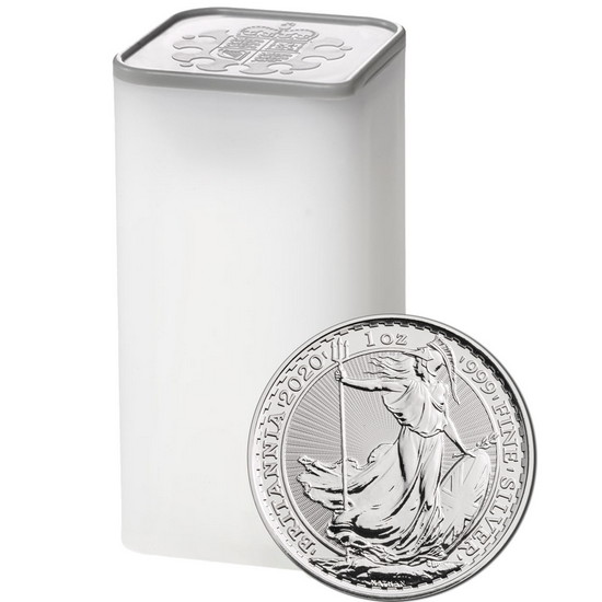 2020 Great Britain Silver Britannia 1oz BU 25pc