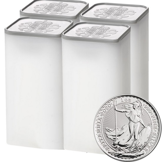 2020 Great Britain Silver Britannia 1oz BU 100pc