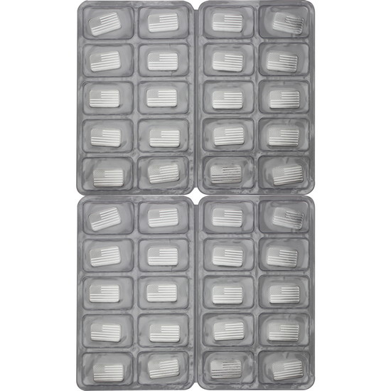 American Flag Half Ounce .999 Silver Bar 40pc