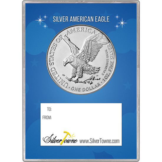 2025 Silver American Eagle BU in Tooth Fairy Gift Holder 2025 Silver American Eagle BU in Tooth Fairy Gift Holder
