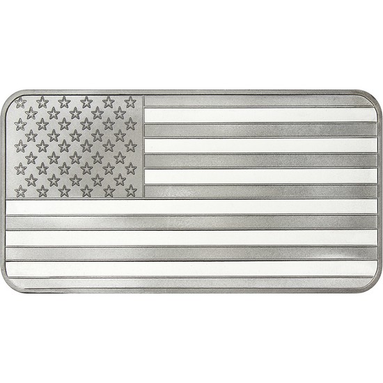 SilverTowne Mixed Design 10oz .999 Silver Bar 3pc Flag, Buffalo and Eagle SilverTowne Mixed Design 10oz .999 Silver Bar 3pc Flag, Buffalo and Eagle