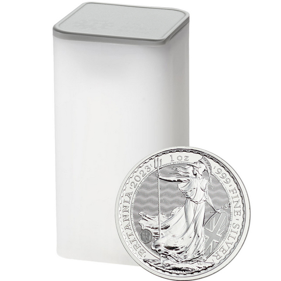 2023 Great Britain Silver Britannia Queen Elizabeth Effigy 1oz BU 25pc