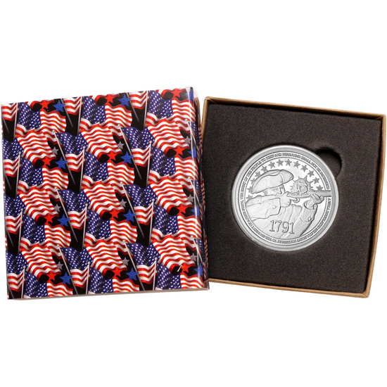 2nd Amendment 1 Ounce .999 Silver Round in Gift Box