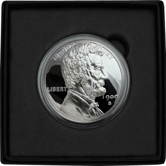 (2022) Lincoln Cent American Legacy Collection 1oz Silver High Relief Domed Proof Round in Gift Box