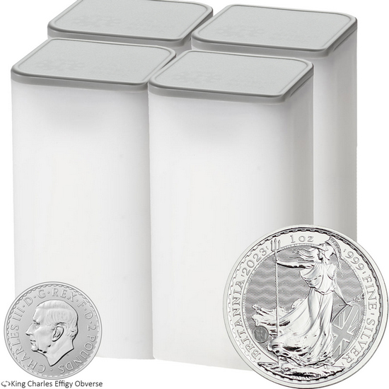 2023 Great Britain Silver Britannia King Charles Effigy 1oz BU 100pc