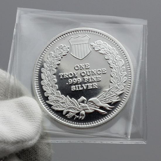 2026 Indian Head Cent Replica 1oz Silver Round 5pc Lot | SilverTowne