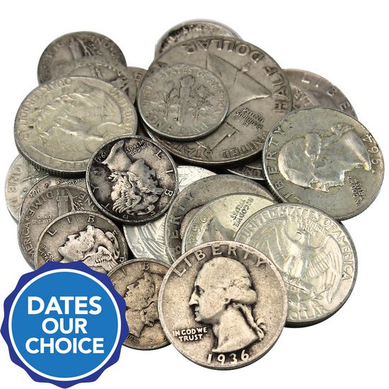 90% Silver Coins $5 Face Value