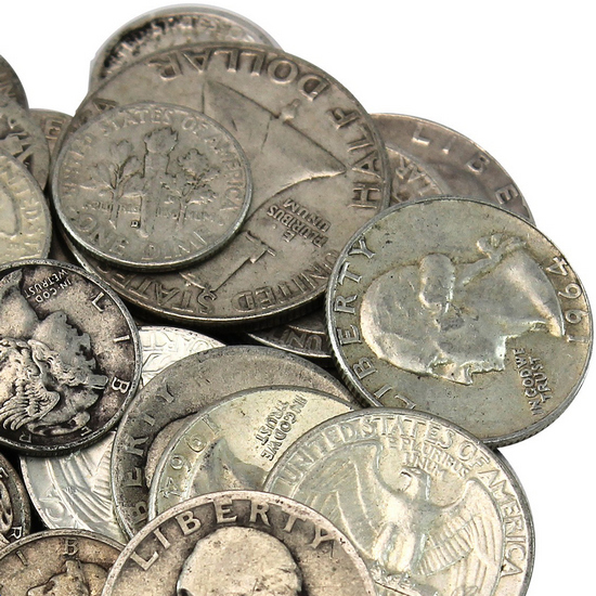 90% Silver Coins $5 Face Value 90% Silver Coins $5 Face Value