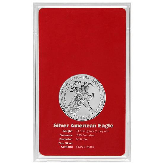 2025 Silver American Eagle BU in Eagle/Flag Gift Holder 2025 Silver American Eagle BU in Eagle/Flag Gift Holder