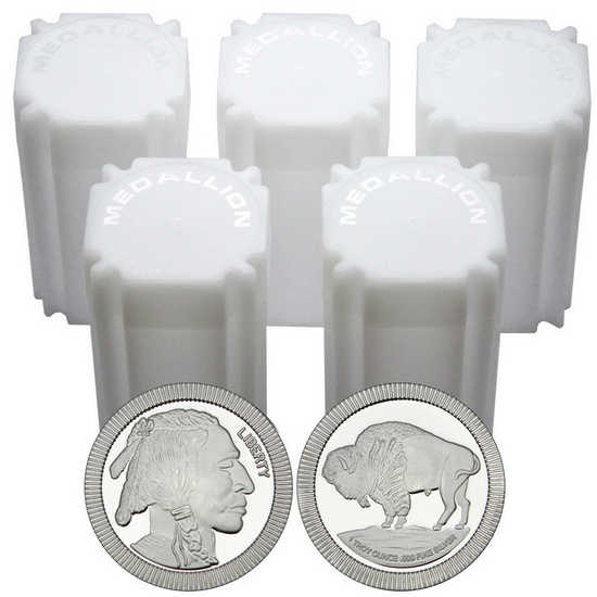 Buffalo Replica Stackables 1oz .999 Silver Medallion 100pc