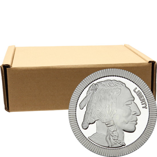 Buffalo Replica Stackables 1oz .999 Silver Medallion 500pc