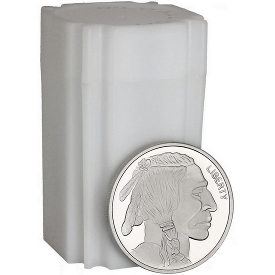 Buffalo Replica 1oz .999 Silver Medallion 20pc