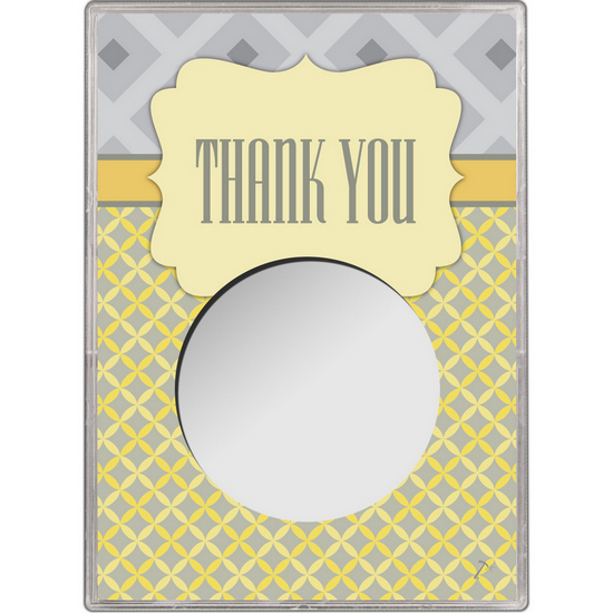 Thank You Gift Holder for Silver American Eagle - Empty