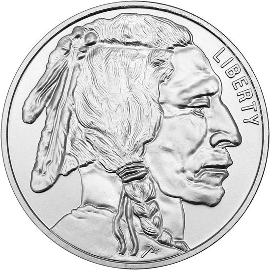 Buffalo Replica 1oz .999 Silver Medallion 5pc Buffalo Replica 1oz .999 Silver Medallion 5pc