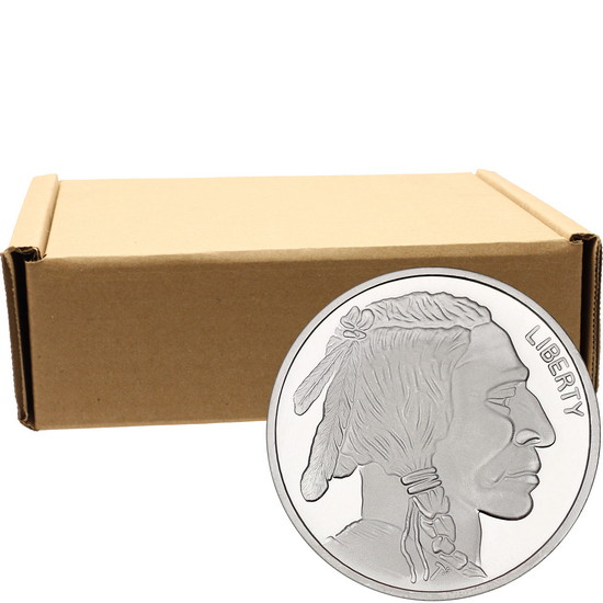 Buffalo Replica 1oz .999 Silver Medallion 500pc