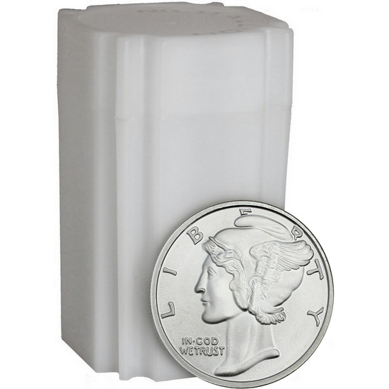 Mercury Dime Replica 1oz .999 Silver Medallion 20pc