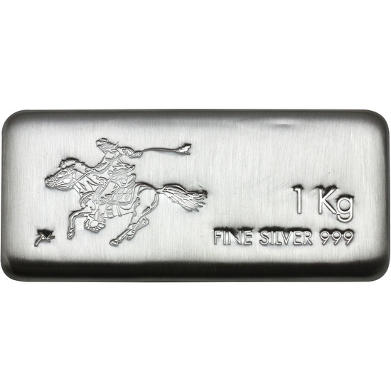 SilverTowne Pony 1 Kilo .999 Silver Cast Bar 2pc SilverTowne Pony 1 Kilo .999 Silver Cast Bar 2pc