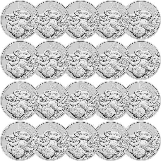 2023 P Australia Silver Koala 1oz BU 20pc Roll