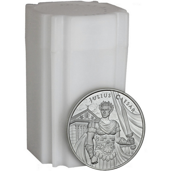 Julius Caesar Legendary Warriors Series 1oz .999 Silver Medallion 20pc