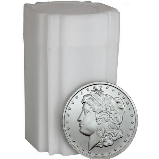 Morgan Dollar Replica 1oz .9999 Silver Medallion 20pc