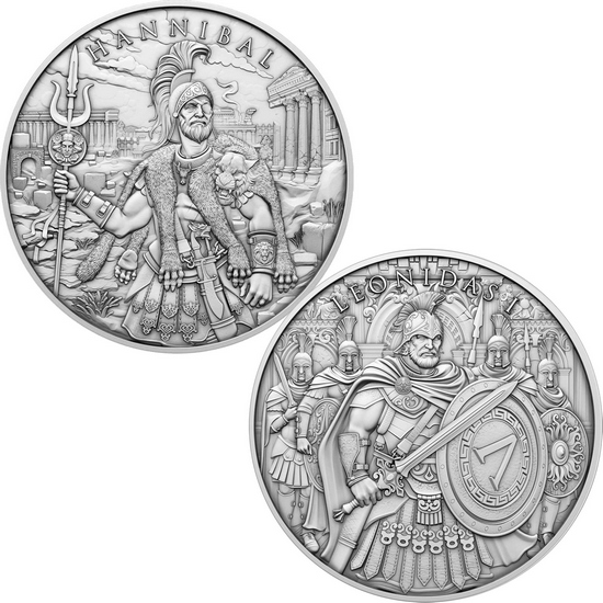 Achilles Legendary Warriors Series 1oz .999 Silver Round
