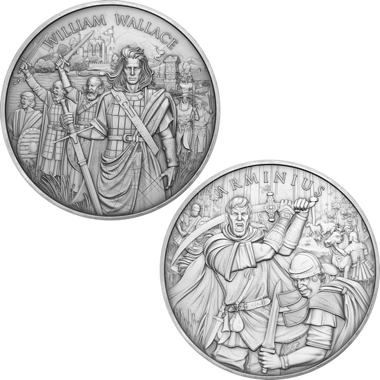 Series Collection: Legendary Warriors Silver 1-14 1oz .999 Silver