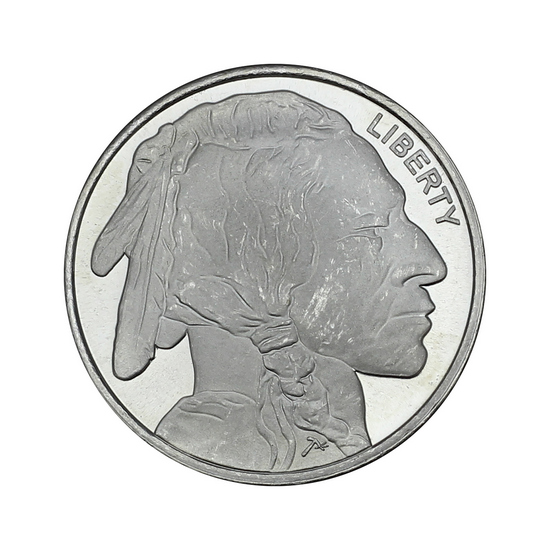 Buffalo Replica 1/2oz .999 Silver Medallion 20pc in Tube