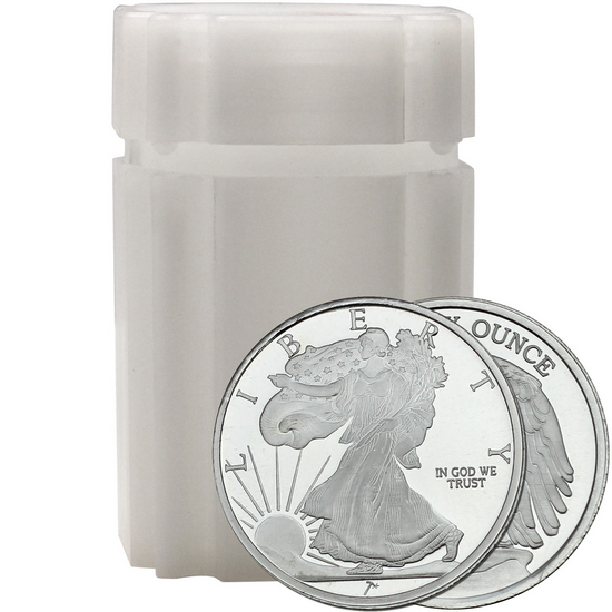 Walking Liberty Replica 1/2oz .999 Silver Medallion 20pc in Tube