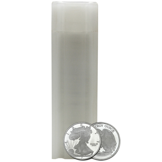 Walking Liberty Replica 1/10oz .999 Silver Medallion 50pc in Tube