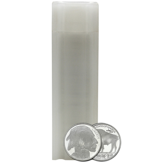 Buffalo Replica 1/10oz .999 Silver Medallion 50pc in Tube