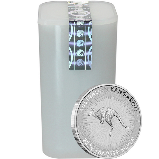 2024 P Australia Silver Kangaroo 1oz BU 25pc Tube