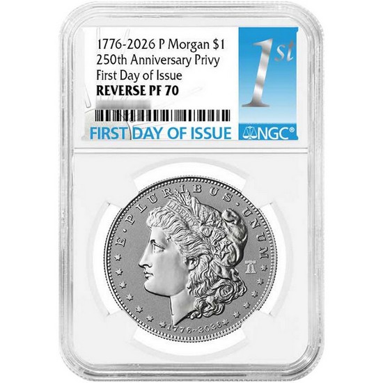 1776-2026 Reverse Proof Morgan and Peace Silver Dollar Set 250th Anniversary Liberty Bell Privy NGC 1776-2026 Reverse Proof Morgan and Peace Silver Dollar Set 250th Anniversary Liberty Bell Privy NGC