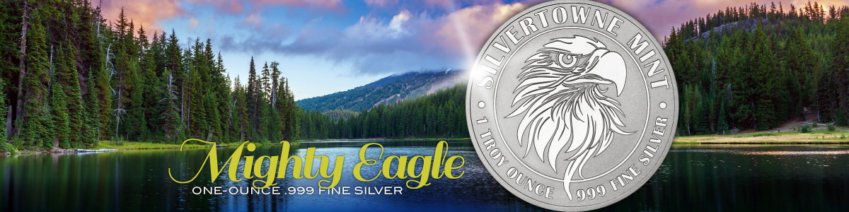 SilverTowne Minted One-Ounce Mighty Eagle .999 Silver Rounds