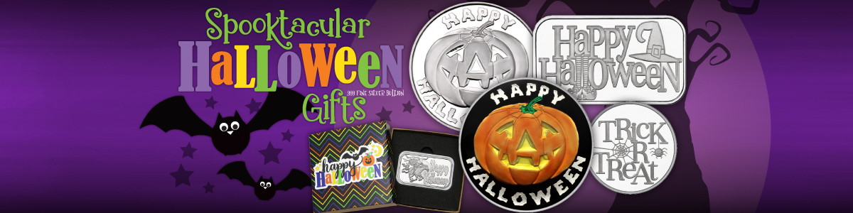 Halloween Silver Rounds and Bars Halloween Silver Rounds and Bars