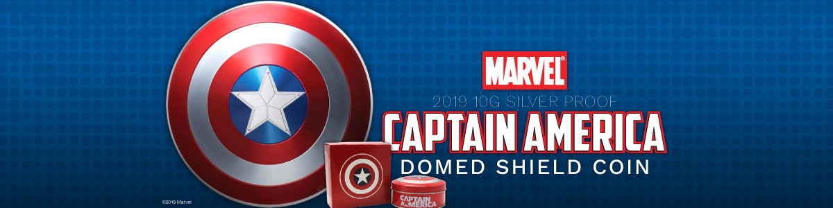 MARVEL'S Captain America Silver Coins MARVEL'S Captain America Silver Coins