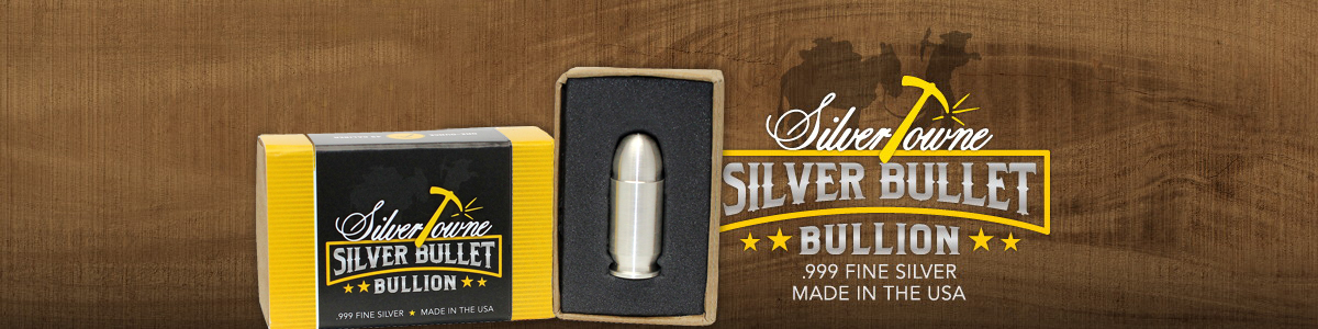 SilverTowne Minted 9999 Silver Bullet Replicas SilverTowne Minted 999 Silver Bullet Replicas