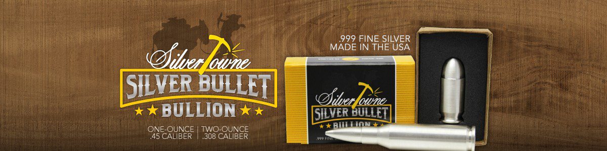 SilverTowne Minted 9999 Silver Bullet Replicas SilverTowne Minted 999 Silver Bullet Replicas