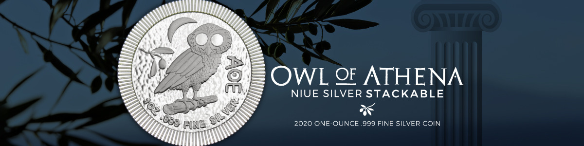 2020 Owl of Athena 1 Ounce Silver Coins 2020 Owl of Athena 1 Ounce Silver Coins