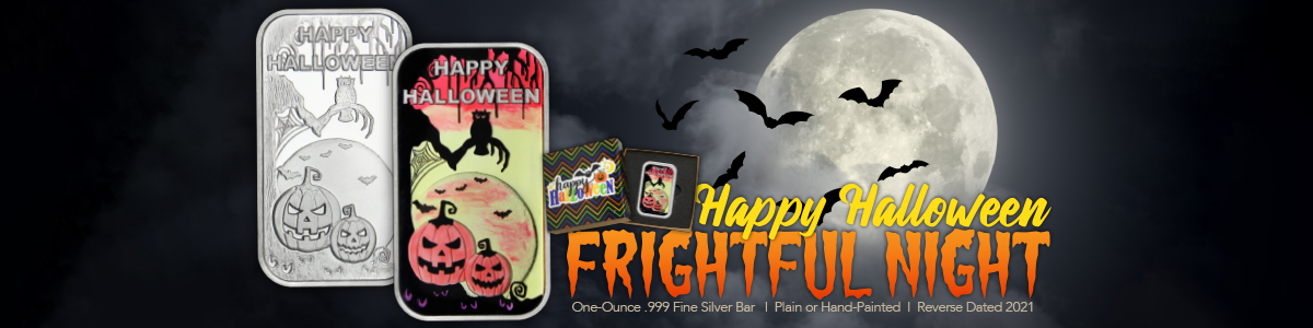 Halloween Silver Rounds and Bars Halloween Silver Rounds and Bars