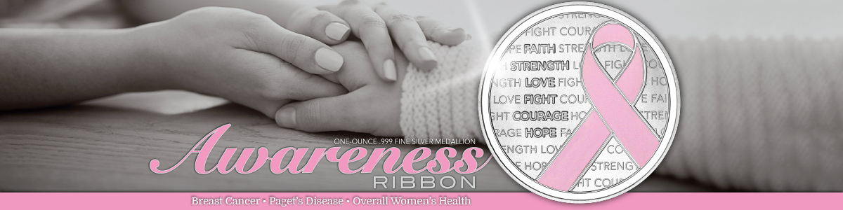 Breast Cancer Pink Awareness Ribbon Silver Memorial/Celebration Gifts Launch Breast Cancer Pink Awareness Ribbon Silver Memorial/Celebration Gifts Launch