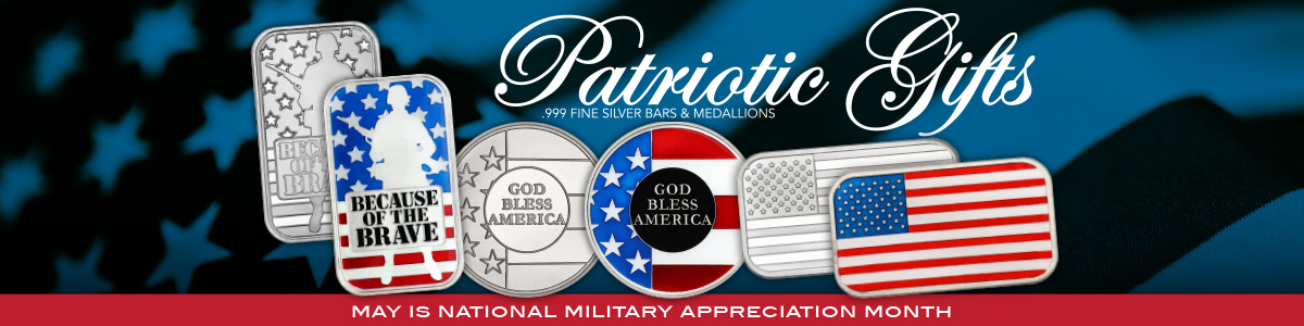 Patriotic Themed.999 Fine Silver Bullion Patriotic Themed.999 Fine Silver Bullion