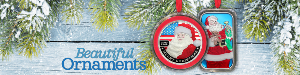 Fitted Plastic Ornament Capsules for Silver Bars and Rounds Fitted Plastic Ornament Capsules for Silver Bars and Rounds
