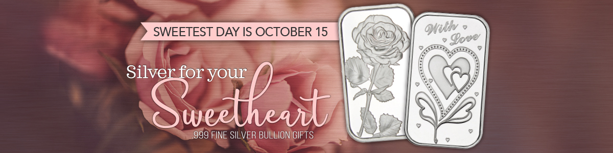 Love Themed .999 Fine Silver Bullion Love Themed .999 Fine Silver Bullion