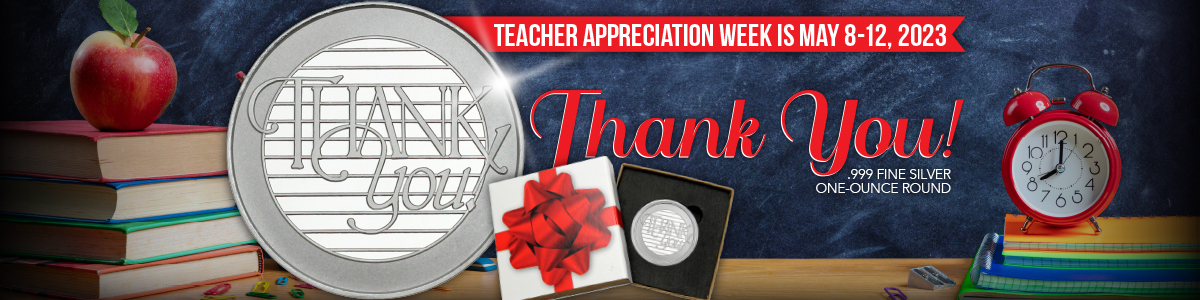 Teacher Themed .999 Fine Silver Bullion Teacher Themed .999 Fine Silver Bullion