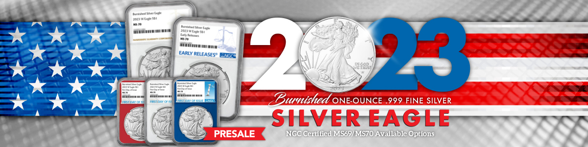 2023 Silver American Eagle Burnished 2023 Silver American Eagle Burnished